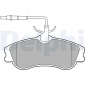 LP1607 Delphi Комплект тормозных колодок