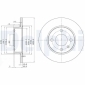 BG2910 DELPHI Тормозной диск