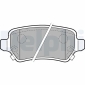 LP2188 DELPHI Комплект тормозных колодок