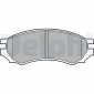 LP670 DELPHI LP670 КОЛОДКИ ТОРМОЗНЫЕ