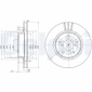 BG2767 Delphi Диск тормозной 2шт в упаковке