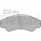 LP1751 Delphi Колодки торм.пер.