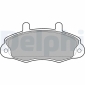 LP766 Delphi Колодки тормозные дисковые,