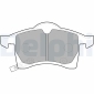 LP1309 Delphi Колодки тормозные дисковые