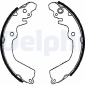 LS1643 DELPHI Комлект тормозных накладок