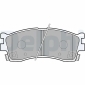 LP1702 Delphi Колодки тормозные дисковые
