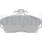 LP911 DELPHI Комплект тормозных колодок