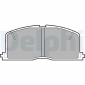 LP460 DELPHI Колодки тормозные дисковые,