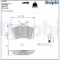 LP565 Delphi Колодки тормозные дисковые