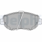 LP1140 DELPHI Комплект тормозных колодок