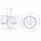 BG4063C Delphi ДИСК ТОРМОЗНОЙ