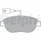 LP1721 Delphi Колодки тормозные дисковые