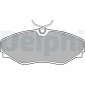 LP1767 DELPHI Колодки дисковые п OPEL VIVARO