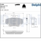 LP885 DELPHI Колодки передние RENAULT