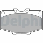 LP448 DELPHI Комплект тормозных колодок