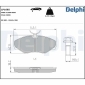LP1695 Delphi Колодки тормозные дисковые,
