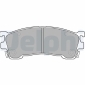 LP1518 Delphi Комплект тормозных колодок