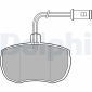 LP651 DELPHI колодки дисковые пер.Range