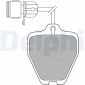 LP1463 Delphi Комплект тормозных колодок