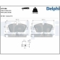 LP2186 DELPHI Комплект тормозных колодок