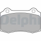 LP1700 DELPHI Комплект тормозных колодок