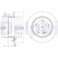 BG2761 Delphi Тормозной диск