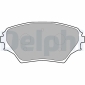 LP1632 DELPHI Комплект тормозных колодок