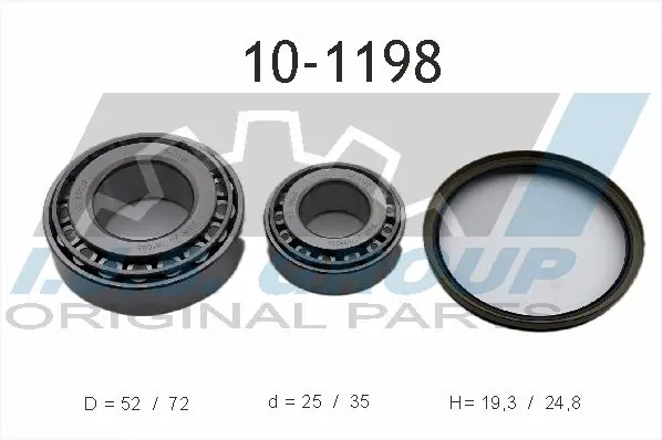 10-1198 Комплект подшипника ступицы