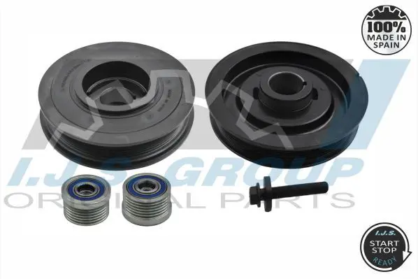 IJS GROUP 171030KSET Belt Pulley Set, crankshaft