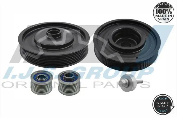 IJS GROUP 171031KSET Belt Pulley Set, crankshaft