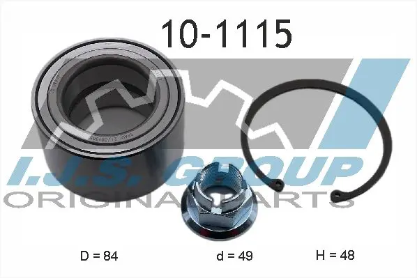 10-1115 IJS GROUP Подшипник передней ступицы