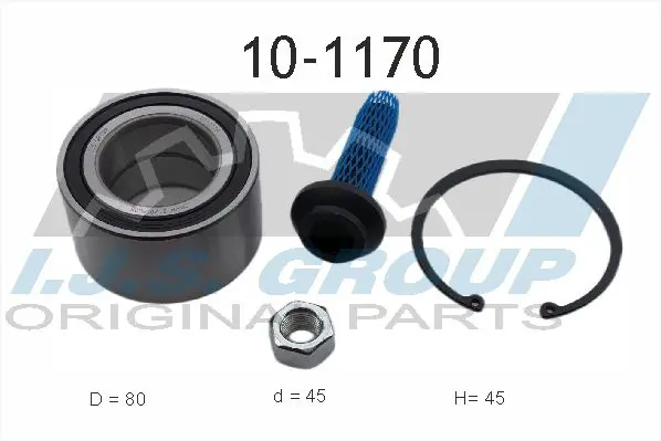 10-1170 IJS GROUP Подшипник ступичный VW: