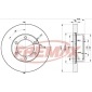 BD3520 Диск тормозной передний toyota