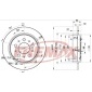 BD9290 Диск тормозной задний volvo