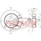 BD4201 Диск тормозной задний nissan