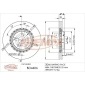 BD4406 Диск тормозной RX350/450 08-