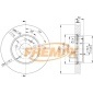 BD9048 ДИСК ТОРМОЗНОЙ ПЕРЕДНИЙ . OPEL