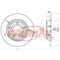 BD3275 ДИСК ТОРМОЗНОЙ ЗАДНИЙ . MAZDA