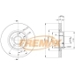 BD3937 Диск тормозной передний ford