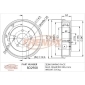 BD2908 FREMAX Тормозной барабан
