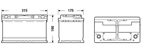 TK820 Starter Battery