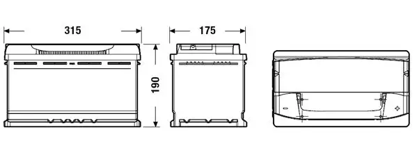 _TA900 Стартерная аккумуляторная