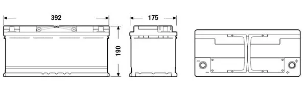 TUDOR TK1060 Starter Battery