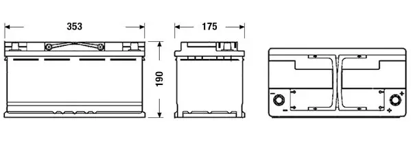 TUDOR TK960 Starter Battery