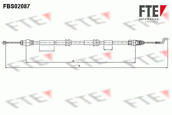 FTE Automotive FBS02087 Трос