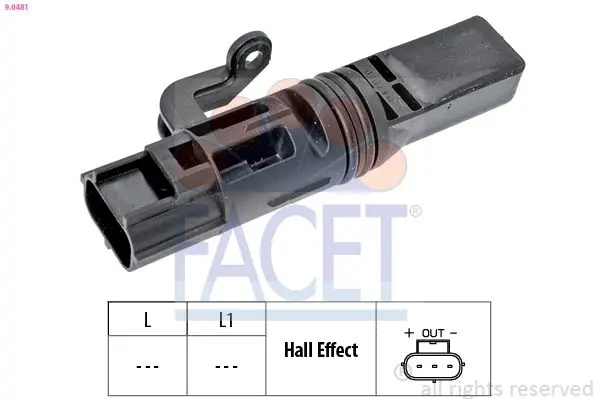 Facet 90481 Датчик положения коленвала