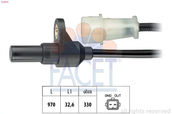 9.0373 Датчик р.вала Volvo S40