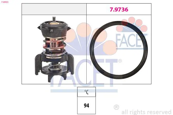 FACET 78933 Термостат VW Trans 2.0tdi 15