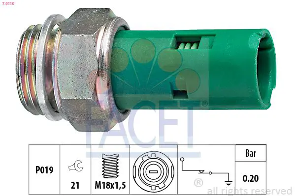 7.0110 Датчик давления масла