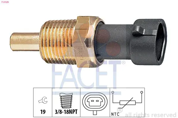 FACET 73129 Датчик температуры